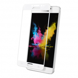 Szkło hartowane Samsung A8 2018 (A530) 6D białe